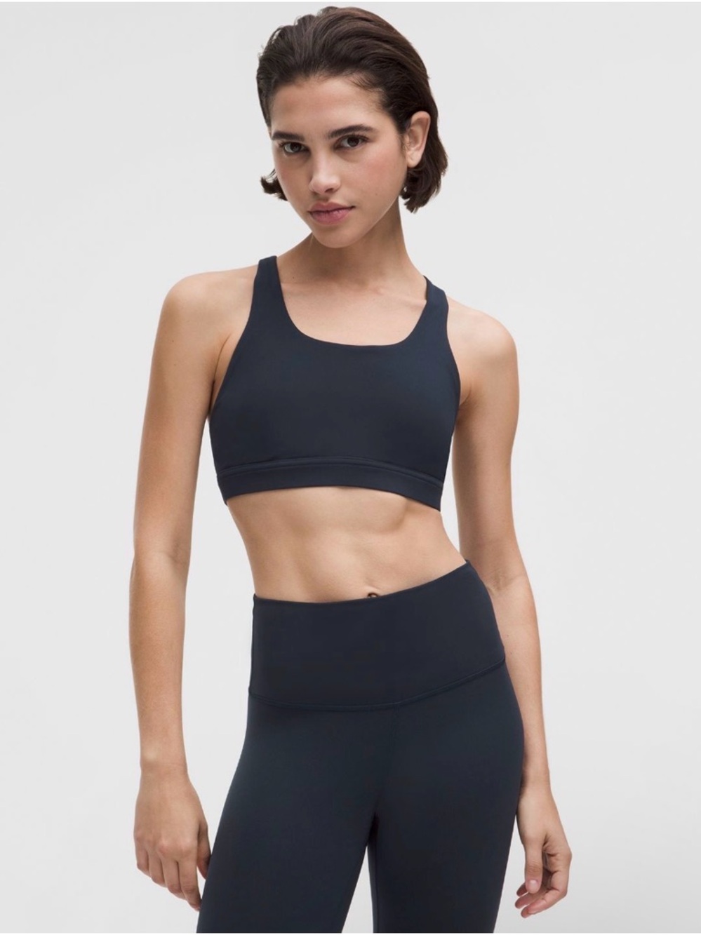 Lululemon Wunder Train Mesh-Back Bra Medium
Support, B/C Cup, True Navy - Size 8